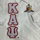 Kappa Alpha Psi Waterproof white Coach jacket